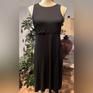 Athleta  modal black dress, designed in San Francisco. size medium . Cute!
